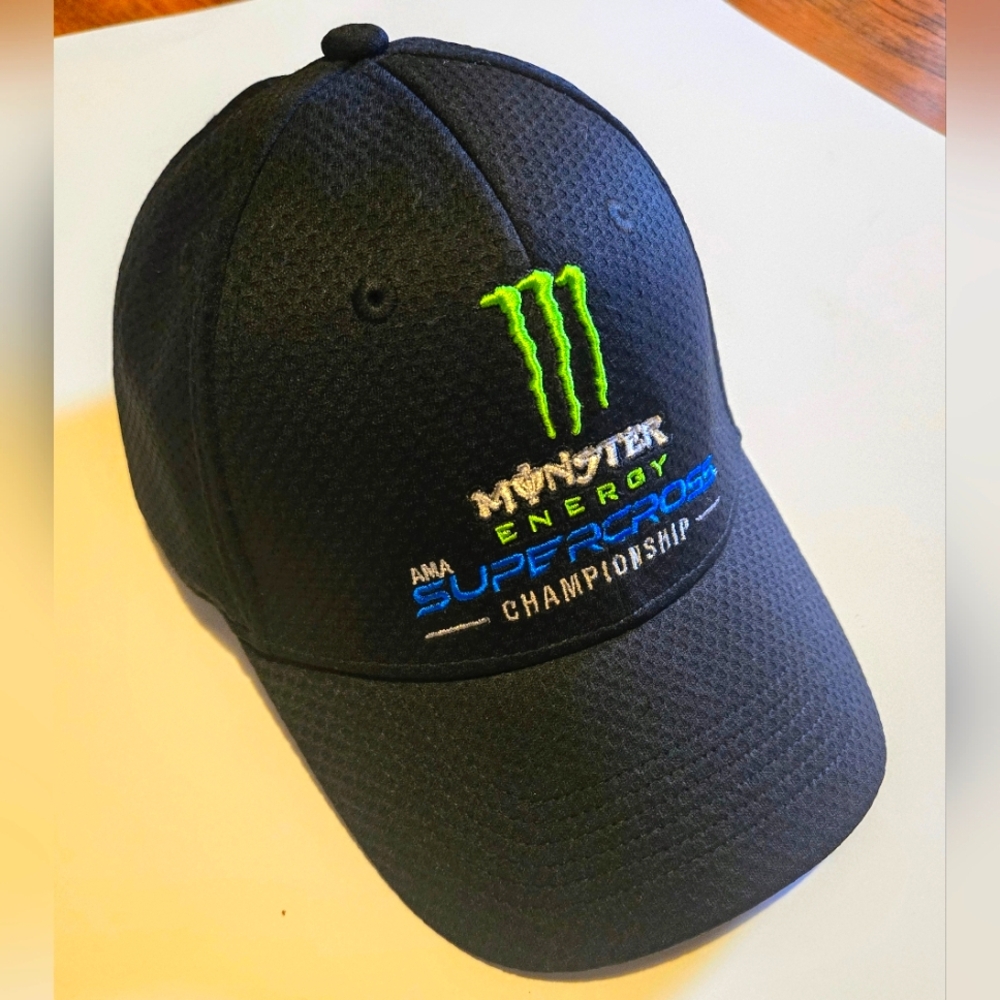 Monster Energy AMA Supercross Championship Hat SMX Motocross Racing NEW 🔥🔥